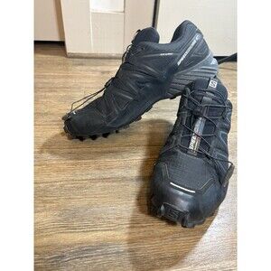 Salomon Speedcross 4 Wide Men’s 11.5 Trail Running Shoes Black 145464
